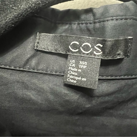 COS Embellished Dickey Collar Black Size XS/S Layering Piece - Picture 5 of 7